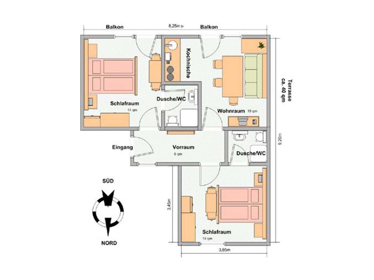 Haus Enzian Daire Lermoos Dış mekan fotoğraf